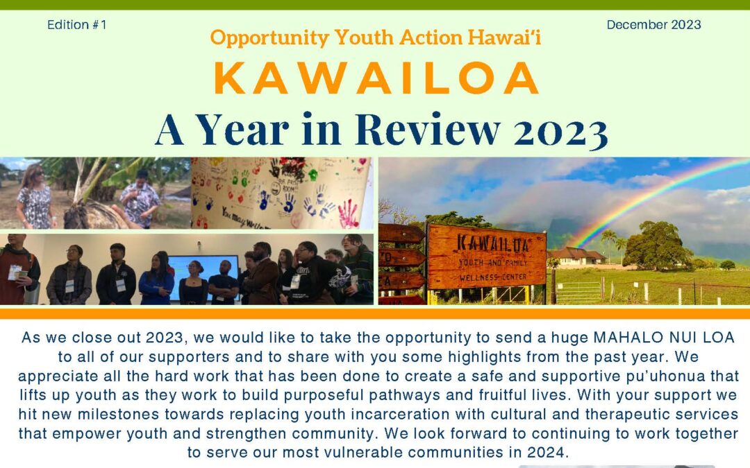 Kawailoa 2023 End of Year Newsletter